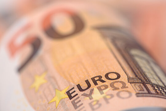  50 Euro Geldschein im Detail