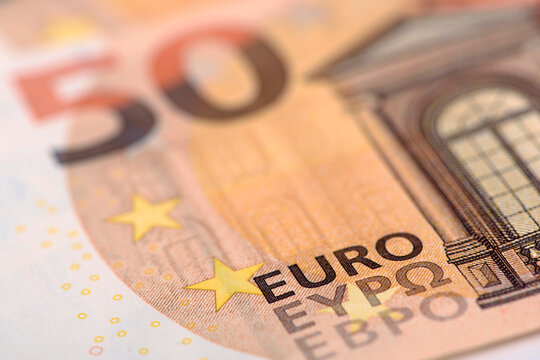  50 Euro Geldschein im Detail