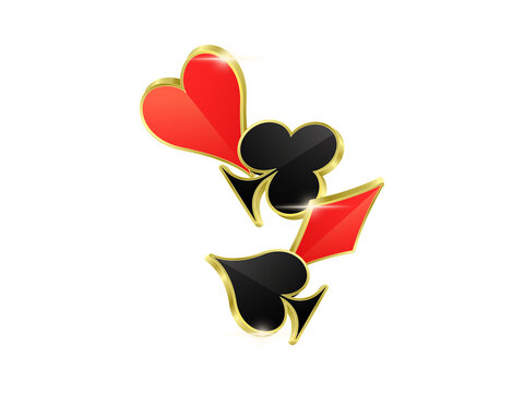 vector illustration of poker chips