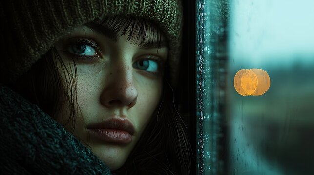 Close-up portrait of a young woman (3)