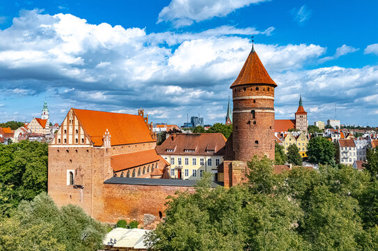 The Olsztyn Castle in the Warmian Masurian Voivodeship, Poland
