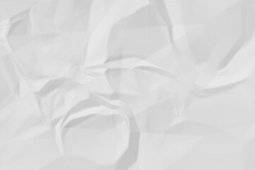Obraz premium White crumpled paper texture background