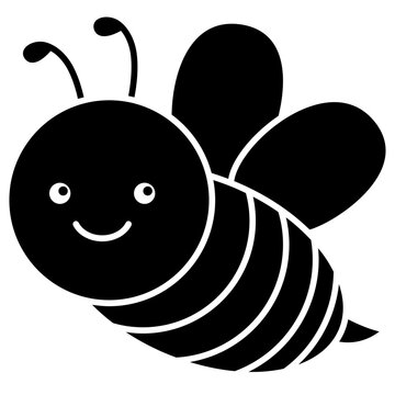 Bee Cartoon Icon
