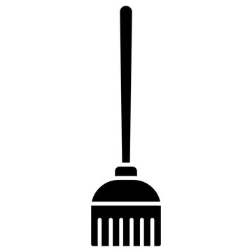 Broom vector icon