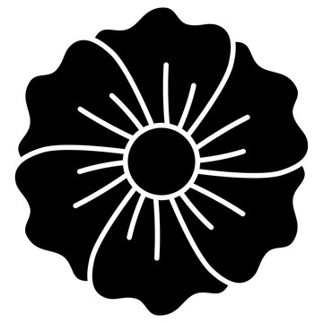 flower vector icon