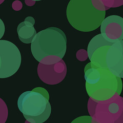 Vector illustration of bubbles noir jade in flat design style on © Dima
