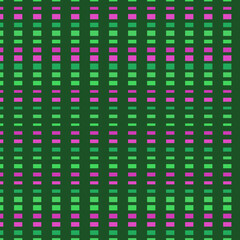 Seamless vector pattern of dashed lines midnight jade on colored © Dima
