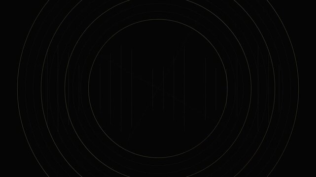 A minimalist white line icon depicting interlocking links symbolising connectivity and unity on a sleek black background for modern digital interface designs