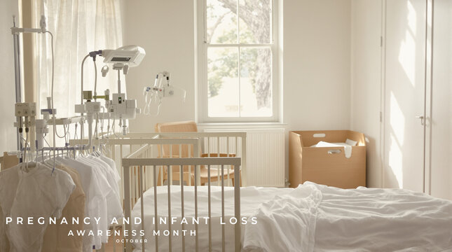 Pregnancy and Infant Loss Awareness Month Concept Image, featuring remembrance, compassion, and support for grieving families.