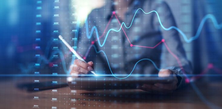 Financial Trading System for Market Analysis and Investment Strategy with Graph Interface