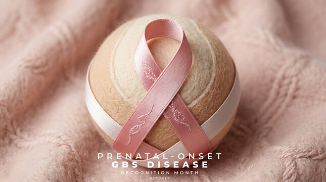 Prenatal-Onset GBS Disease Recognition Month Concept Image, highlighting prenatal screening, infection prevention, and infant health.