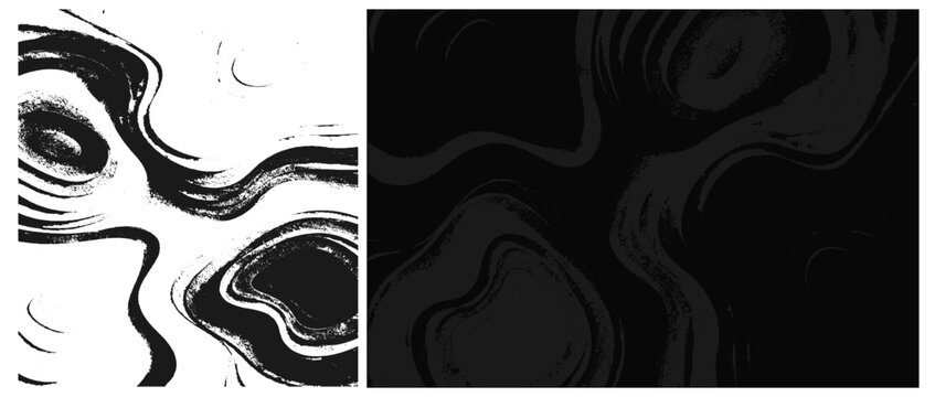 black and white background
Texture tiles fluid paint wave background, seamless dark topography vector texture pattern.