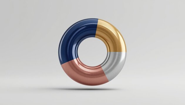Colorful donut chart