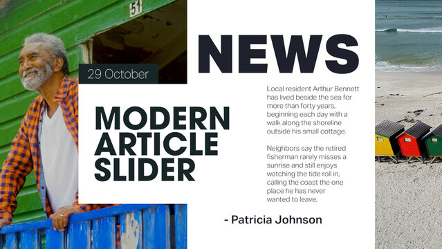 Modern Article Slider