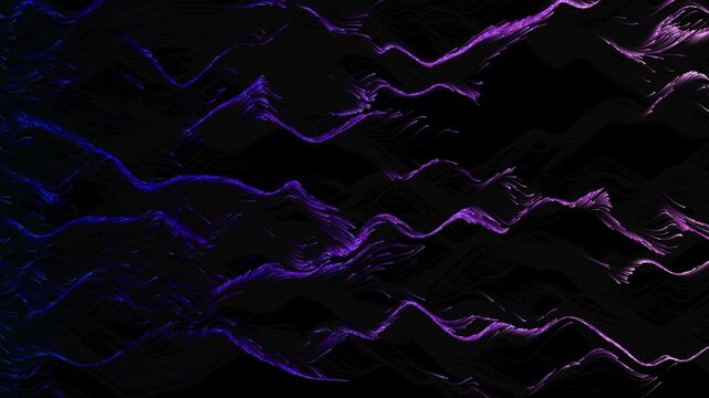 Abstract Digital Art Featuring Fluid Wavy Light Trails Flowing Across A Dark Background Visual 1 Effect 36