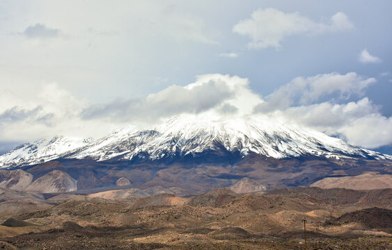 Parinacota Volcano. Lauca National Park. Chile.