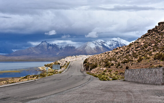 Parinacota Volcano. Lauca National Park. Chile.