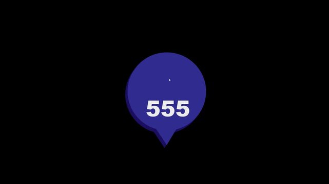 Blue notification marker showing a single user profile icon and 999 on black. Represents a surge in friend requests, profile views, or massive subscriber count.