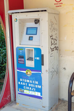 Alanya, Turkey &ndash; Public Transport Card Top-Up and Ticket Vending Machine
