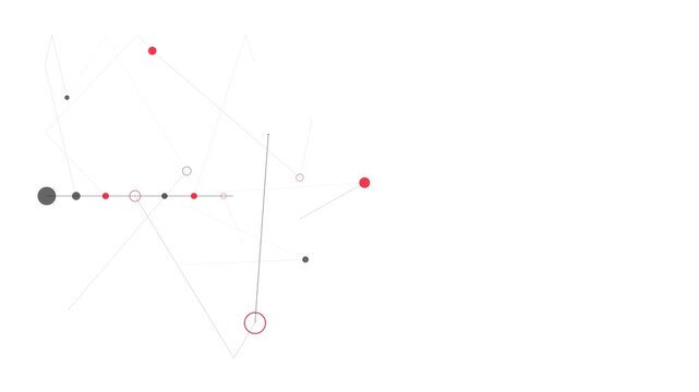 Abstract Growing Network of Connected Nodes and Data Links Animation.
Futuristic abstract animation showing a dynamic network of interconnected nodes.