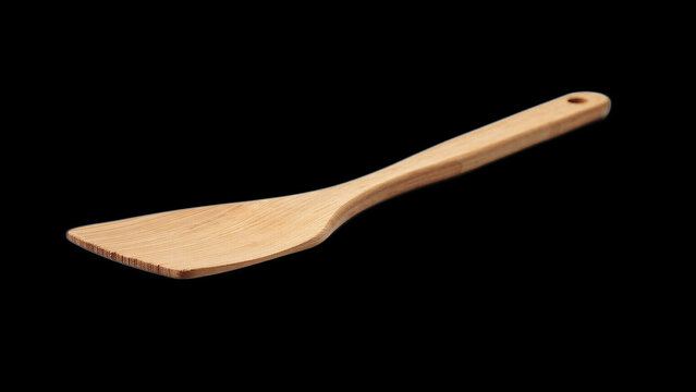 Photorealistic wooden spatula