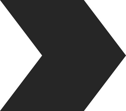 Modern black arrow pointing to the right