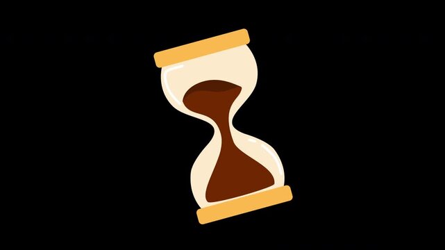 sand hourglass timer illustration