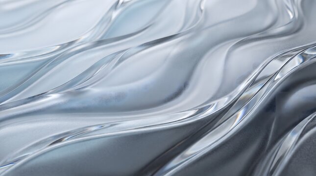 Frosted Crystal Flowing Material Texture