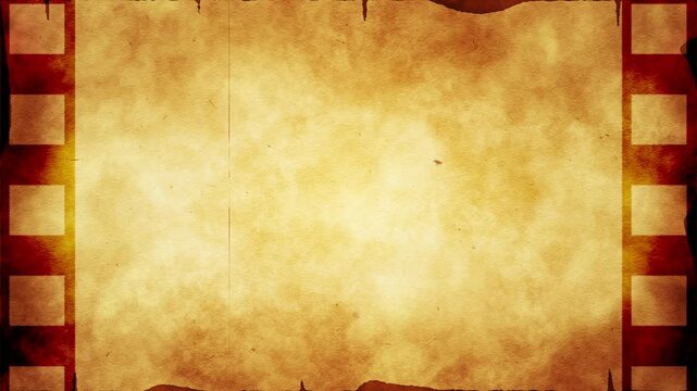 Old Paper Effect of Vertical Cinema on Loop
