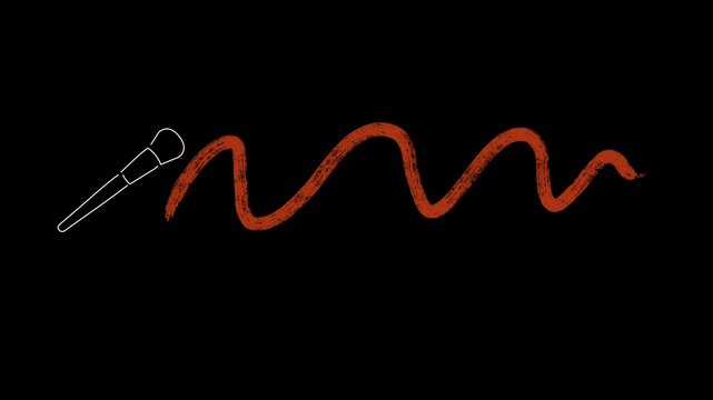 Animated Painting Brush Motion Graphic