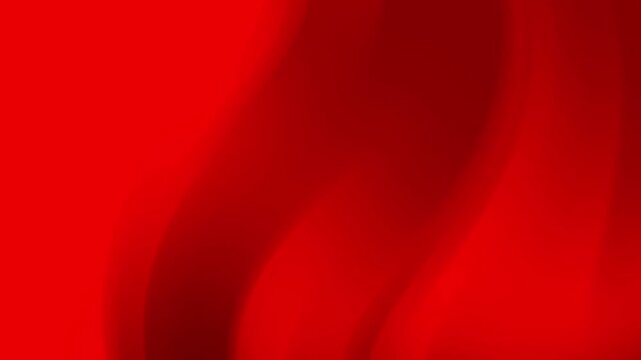 Smooth vibrant red silk-like wave motion background. Ideal for luxury promo videos, fashion displays, Valentine event themes, and elegant presentation backdrops.