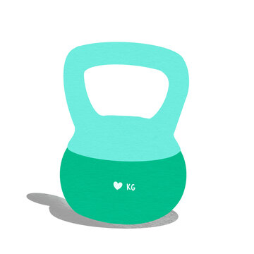 kettlebell in greenie