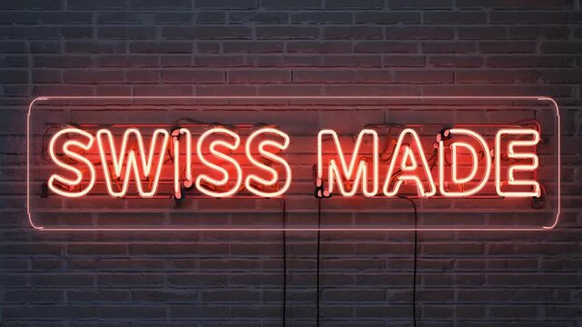 Swiss Made stamp.