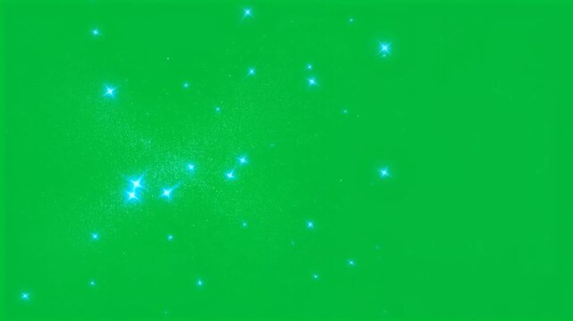 Twinkling magic stars particles overlay background HD video for video editing