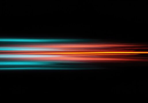 A vivid abstract composition capturing the fleeting, ghostly trails of color and light created by retinal persistence and motion, wallpaper, design, ghostly