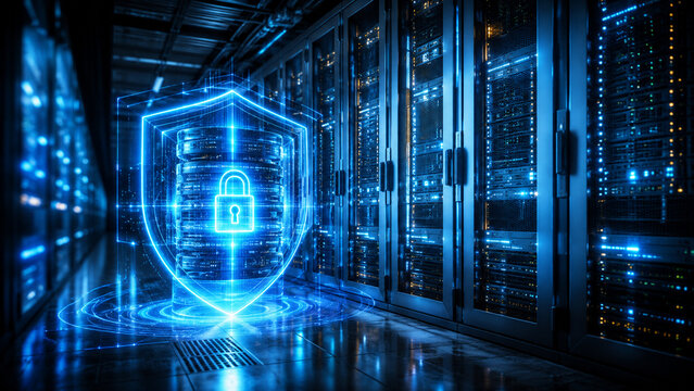 Holographic Shield Protecting Server Data in Data Center