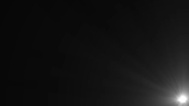 Animation white cc light rays Glitter, shiny, bright, flare footage Isolated white light rays, Shine or sun effect on cc light ray effect on black screen