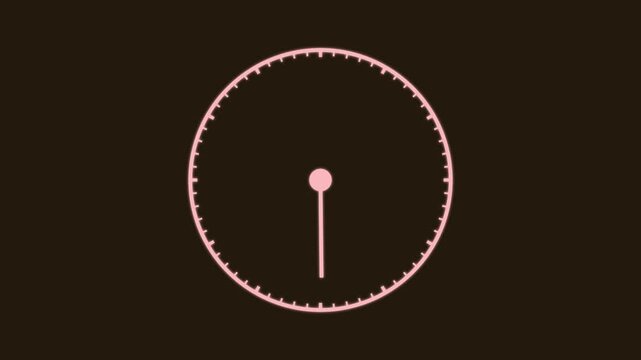 abstract analog clock animation pink background mocha 12 ghanta 