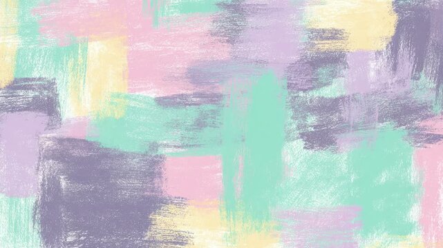 Abstract pastel brushstroke background animation seamless loop