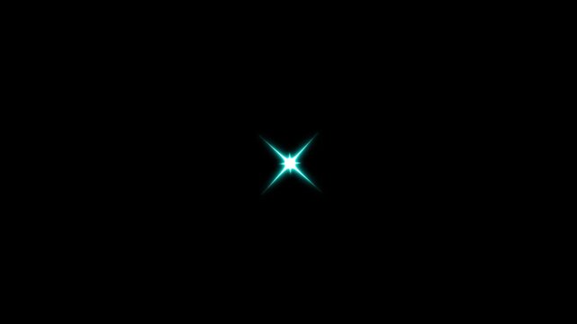 Stars blinking stars, blinking stars Chroma key effects.Sparkle star twinkle motion graphics featuring white cartoon flat vector doodles,animated titles on black screen background,4k video