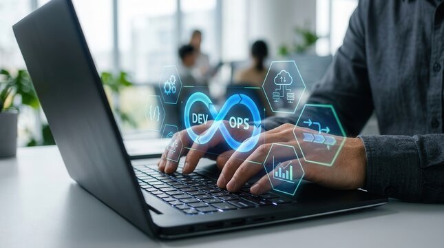 A professional programmer working on continuous integration and DevOps automation processes.