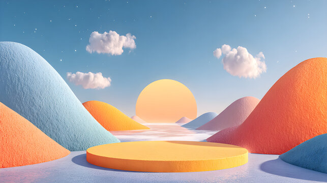 Immersive abstract wallpaper featuring three dimensional digital shapes and polished artistic lighting