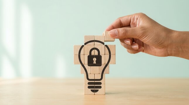 Concept of granting a property right to an inventor through patent and intellectual property protection.