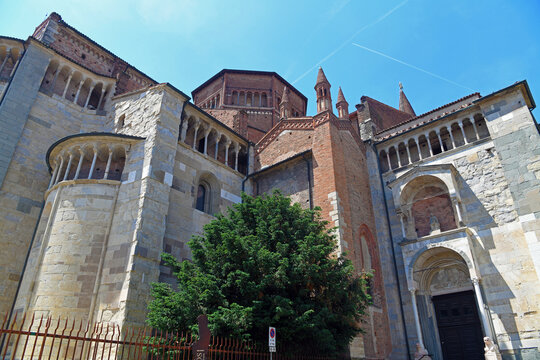 Cathedral of Santa Maria Assunta and Santa Giustina known as the Duomo of Piacenza, a major Catholic place of worship located in Emilia-Romagna, Italy