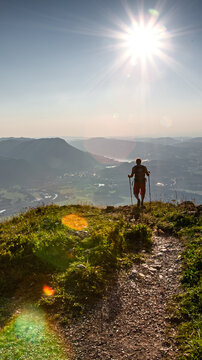 Germany, Bavaria, Allgaeu, Gruenten mountain, Peak of Gr&uuml;nten near Immenstadt