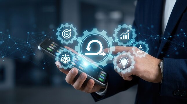 A concept of agile software development and agile management for modern project management.