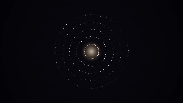 Abstract digital representation of a galaxy or star cluster in deep space