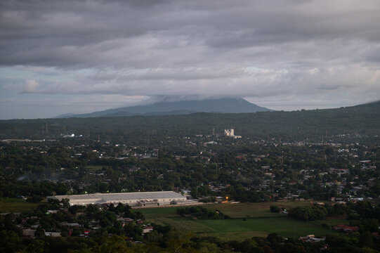 Big plant in green Nicaragua background