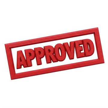 Approved stamp