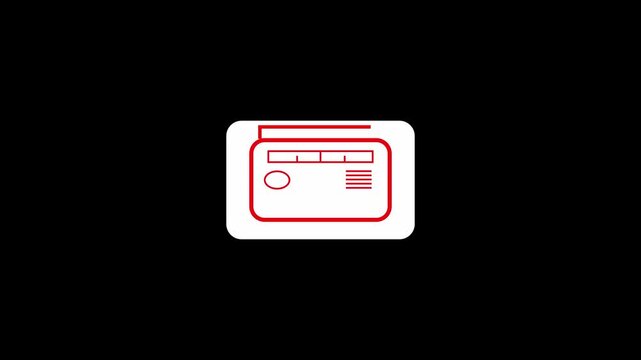 Green Radio Music Player Icon